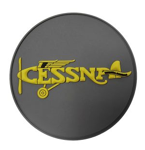 Cessna® 1950-70 PVC Shoulder Patch - With Hook and Loop, 3", Officially Licensed